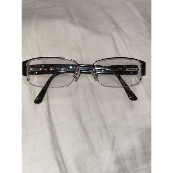 Parke Eyeglasses Frames PK3013 CHAMPAGNE Tortoise Brown Rectangular 52-17-135 - Picture 1 of 8